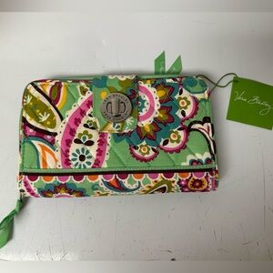 VERA BRADLEY Turnlock Wallet   "TUTTI FRUTTI"   Brand New with tags